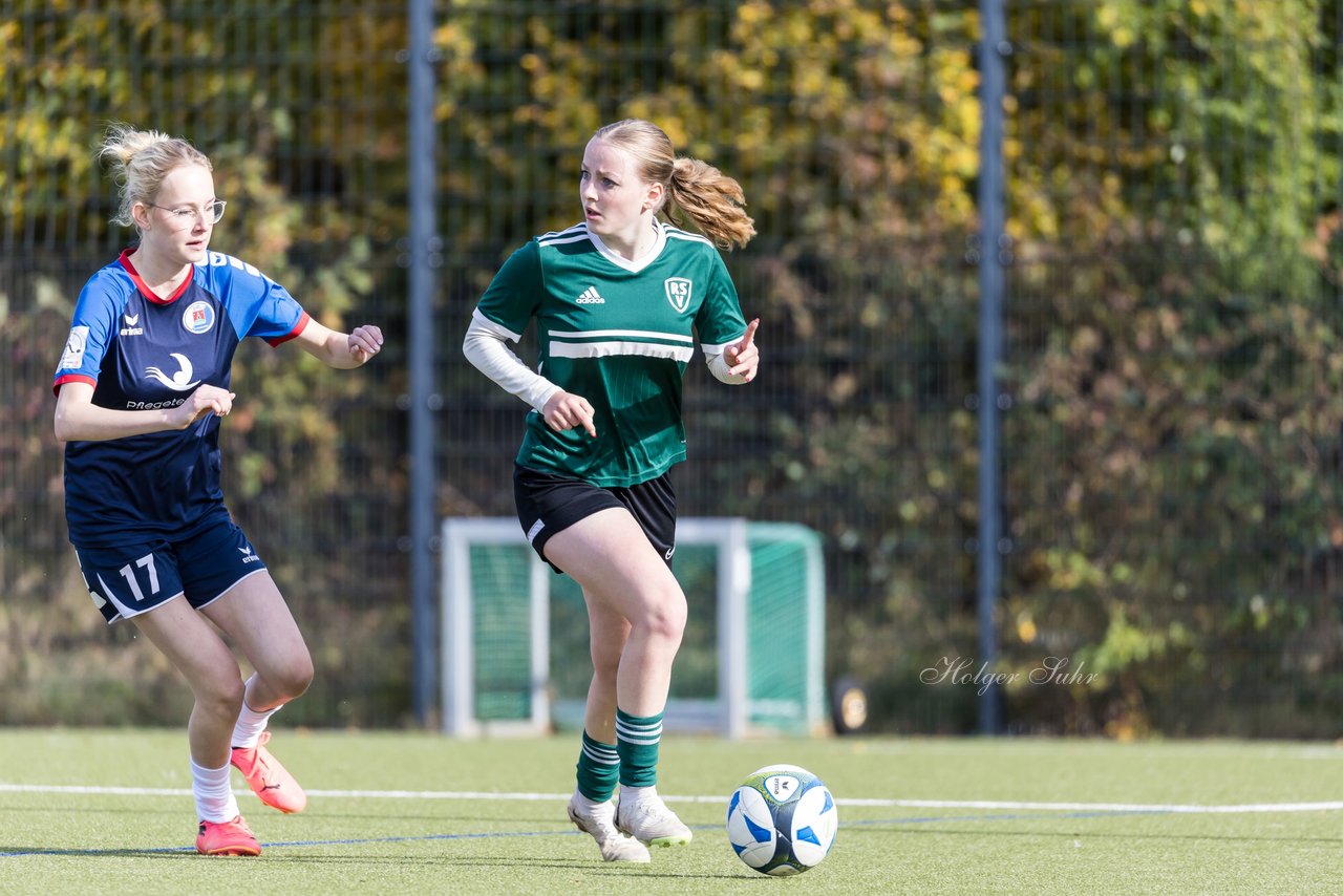 Bild 207 - wU19 Rissener SV - VfL Pinneberg : Ergebnis: 9:1